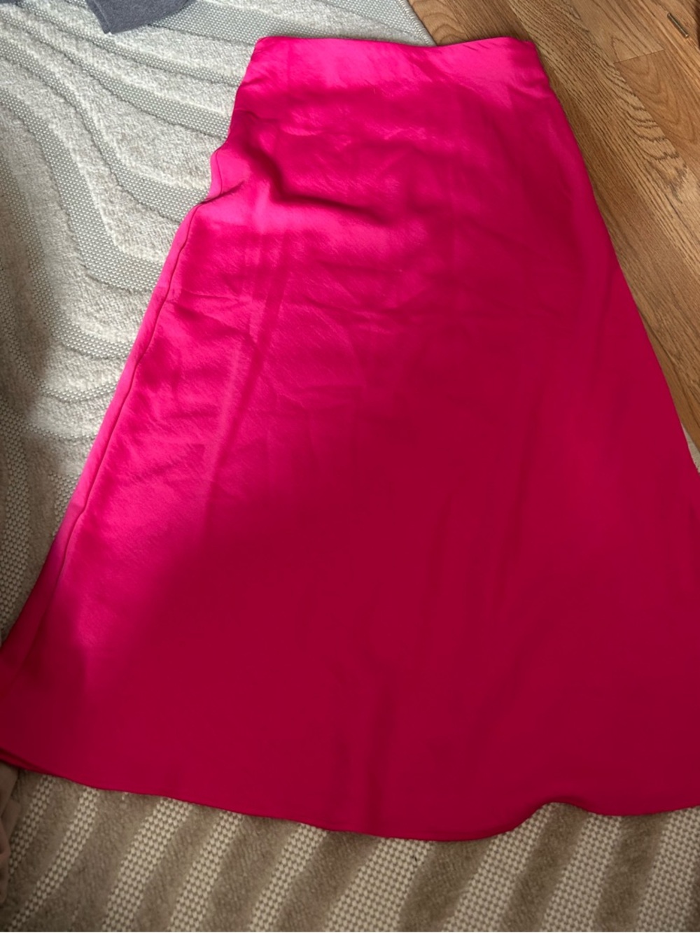 LOFT Hot Pink A-Line Skirt